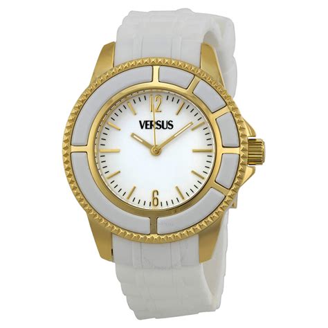 versus versace watch white band|versus Versace watch home page.